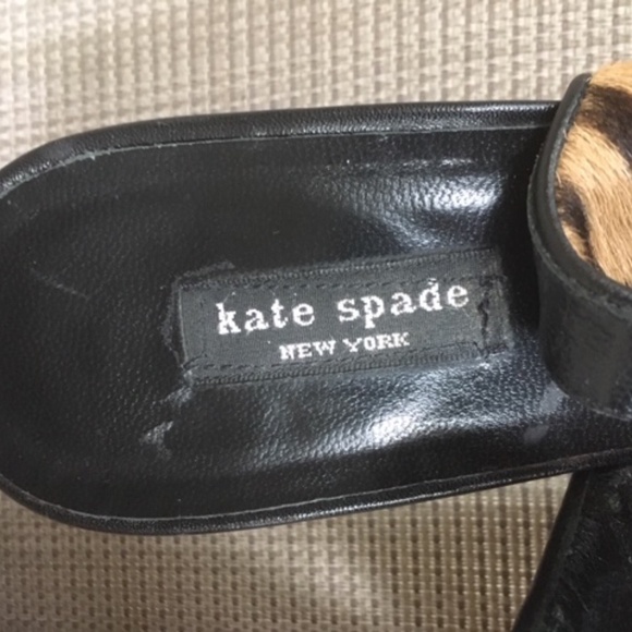 Kate Spade Zebra Calf Hair Low Heels Slingback Pumps Italy - Picture 4 of 10